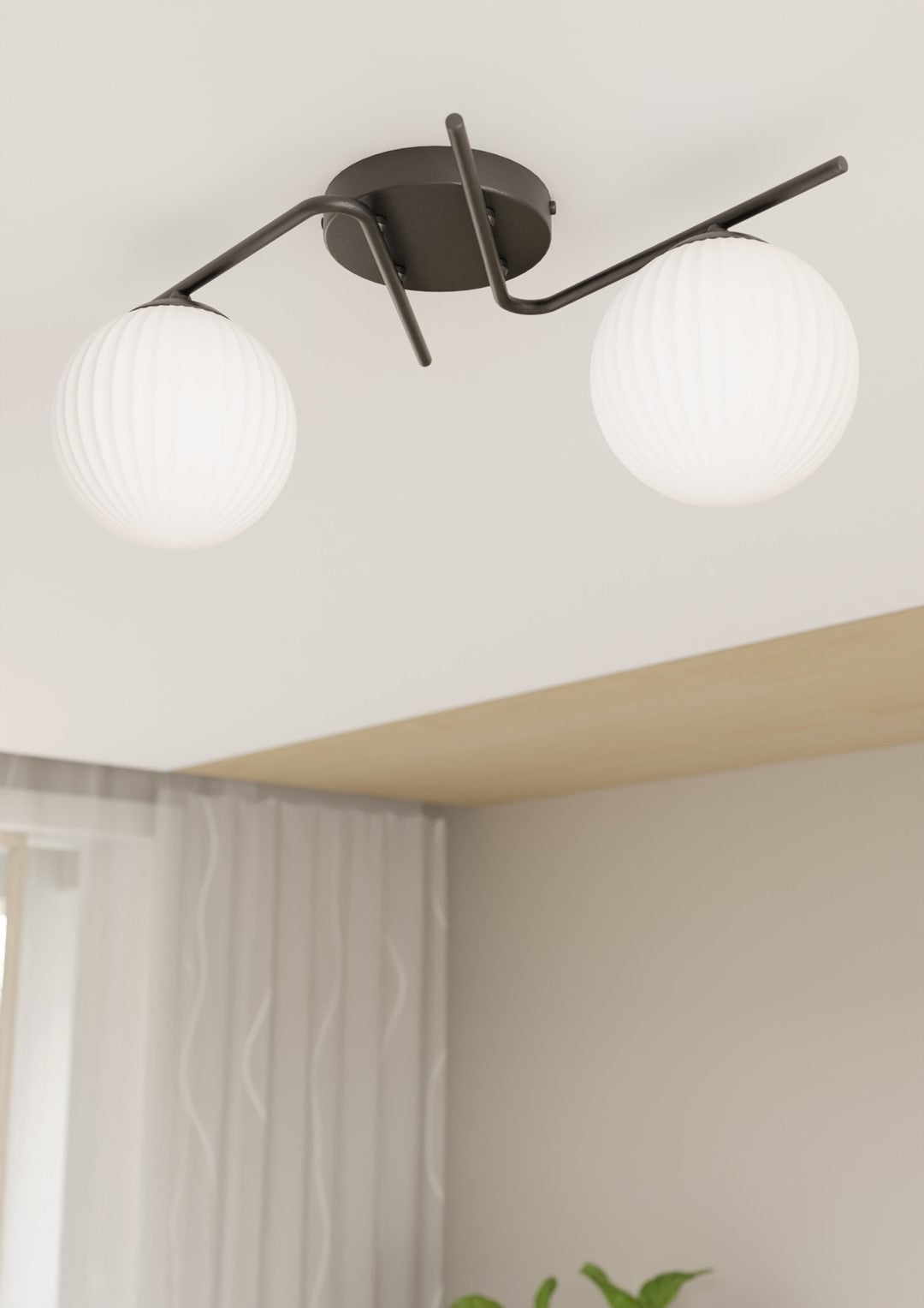 Loftlampe VESPA 2 - Sort / Hvid - Nordic Unique