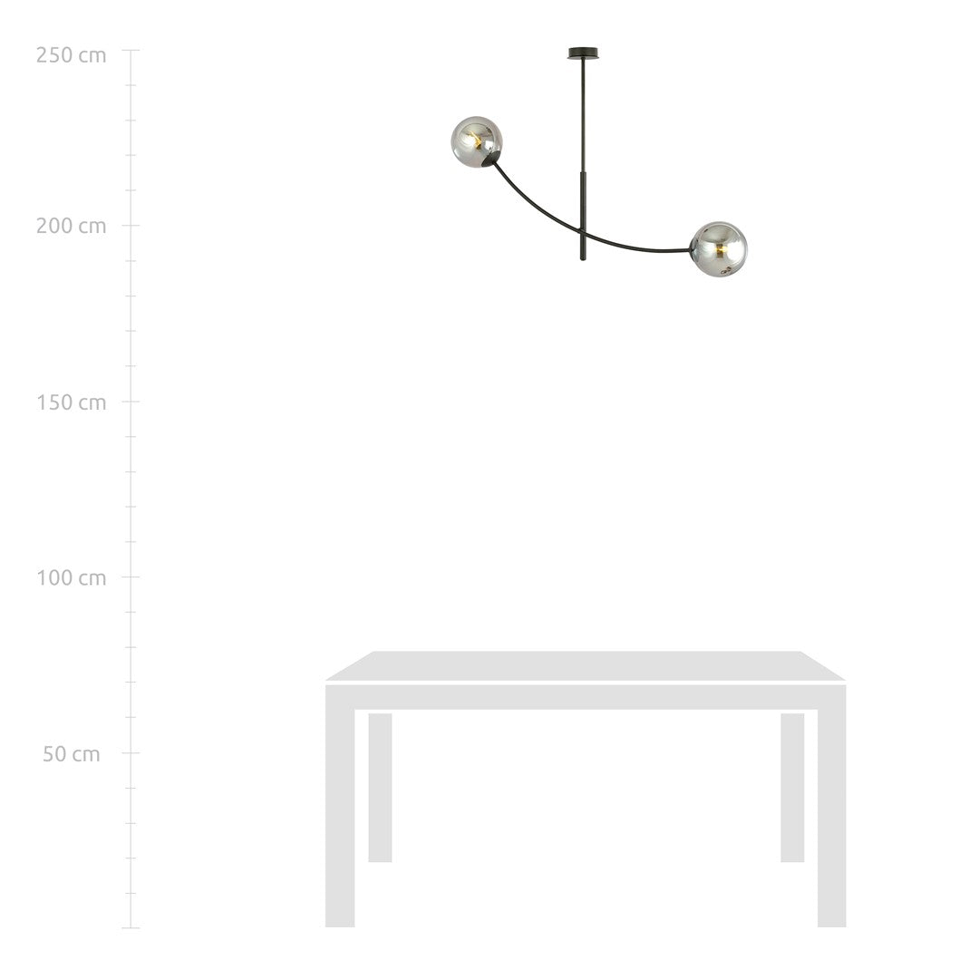 Loftlampe HUNTER 2 - Sort / Grafit - Nordic Unique