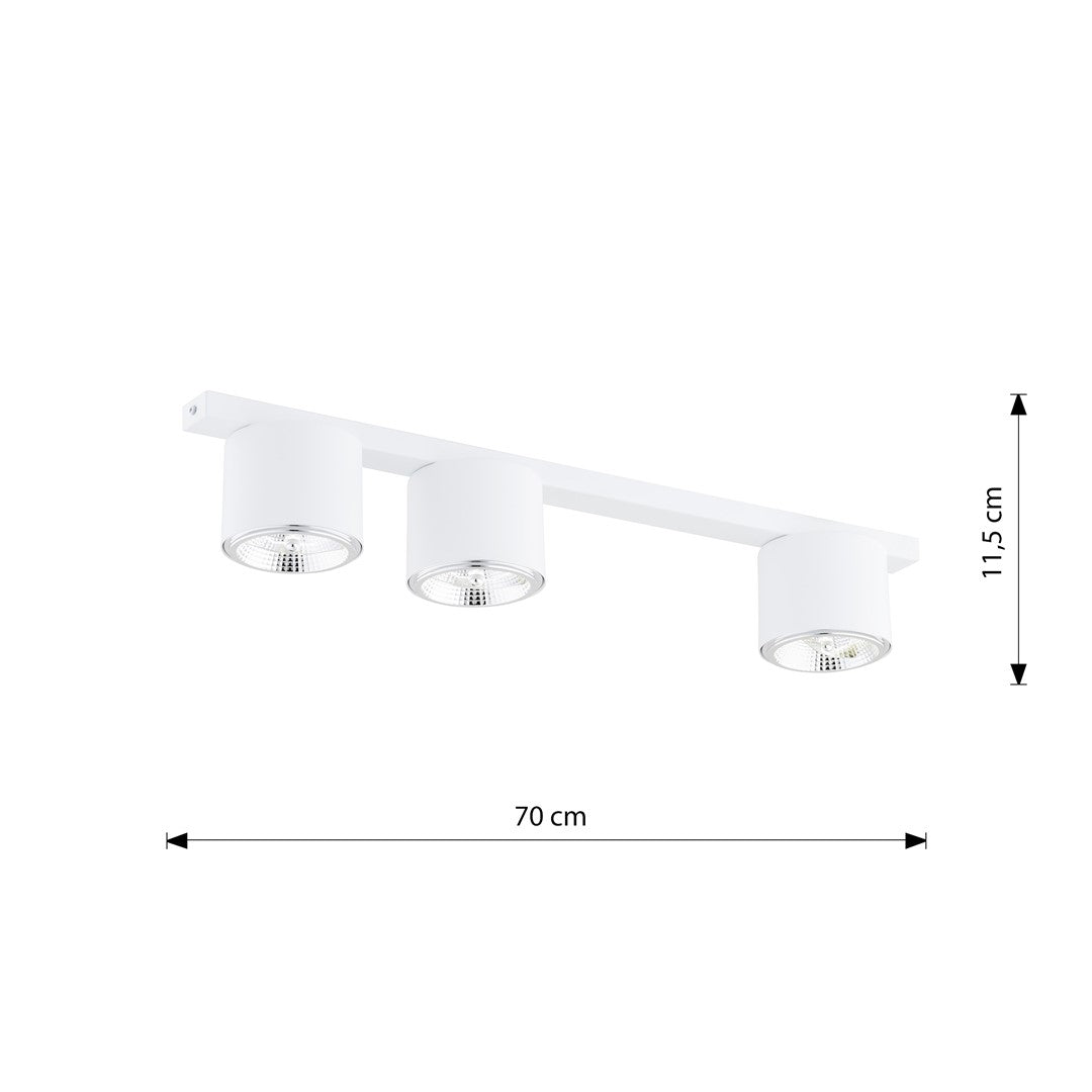 Loftlampe NANO 3 - Hvid - Nordic Unique
