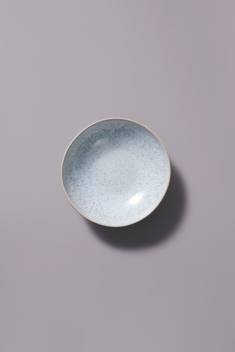 Tallerken Dyb Light Blue Sea 22 cm Blå Hvid Stentøj 2 stykker