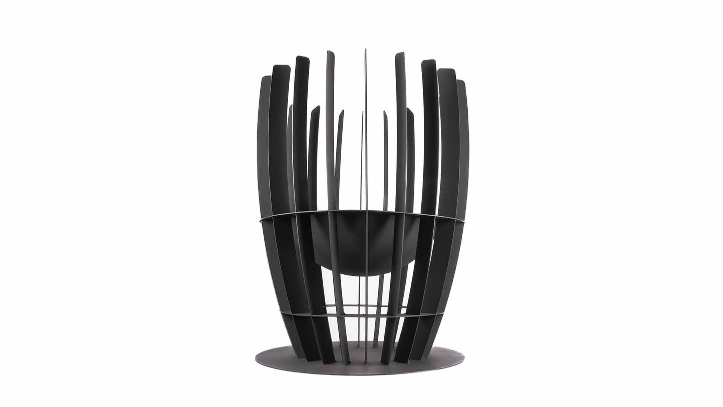 Baylor Bålfad/Ildkurv – Sort - Nordic Unique