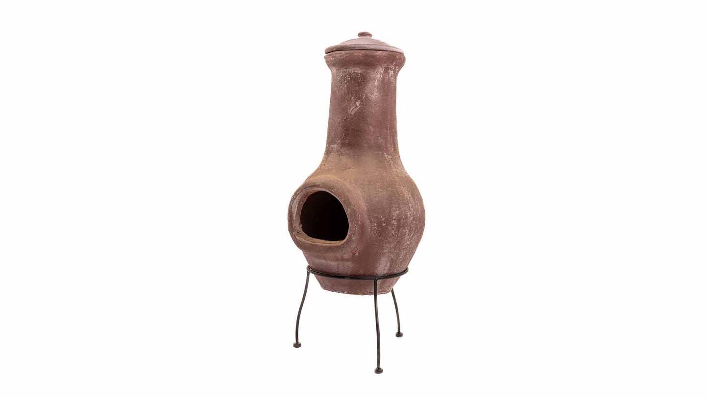 Salamanca Bålfad Mexicansk Lerpejs – Brun - Nordic Unique