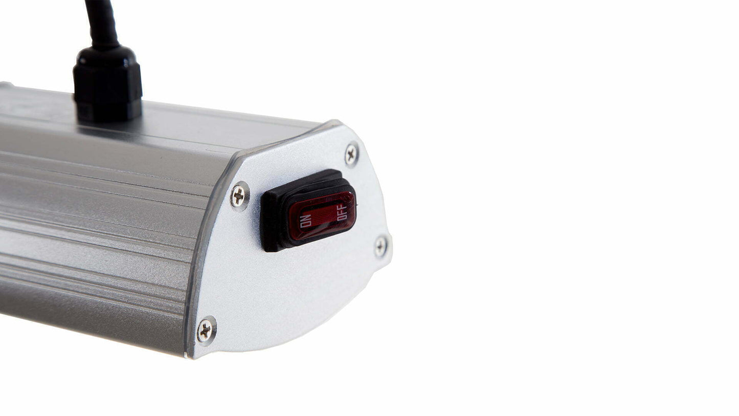 Ultra Hængende/Vægmonteret Terrassevarmer – Sølv (3000W) - Nordic Unique