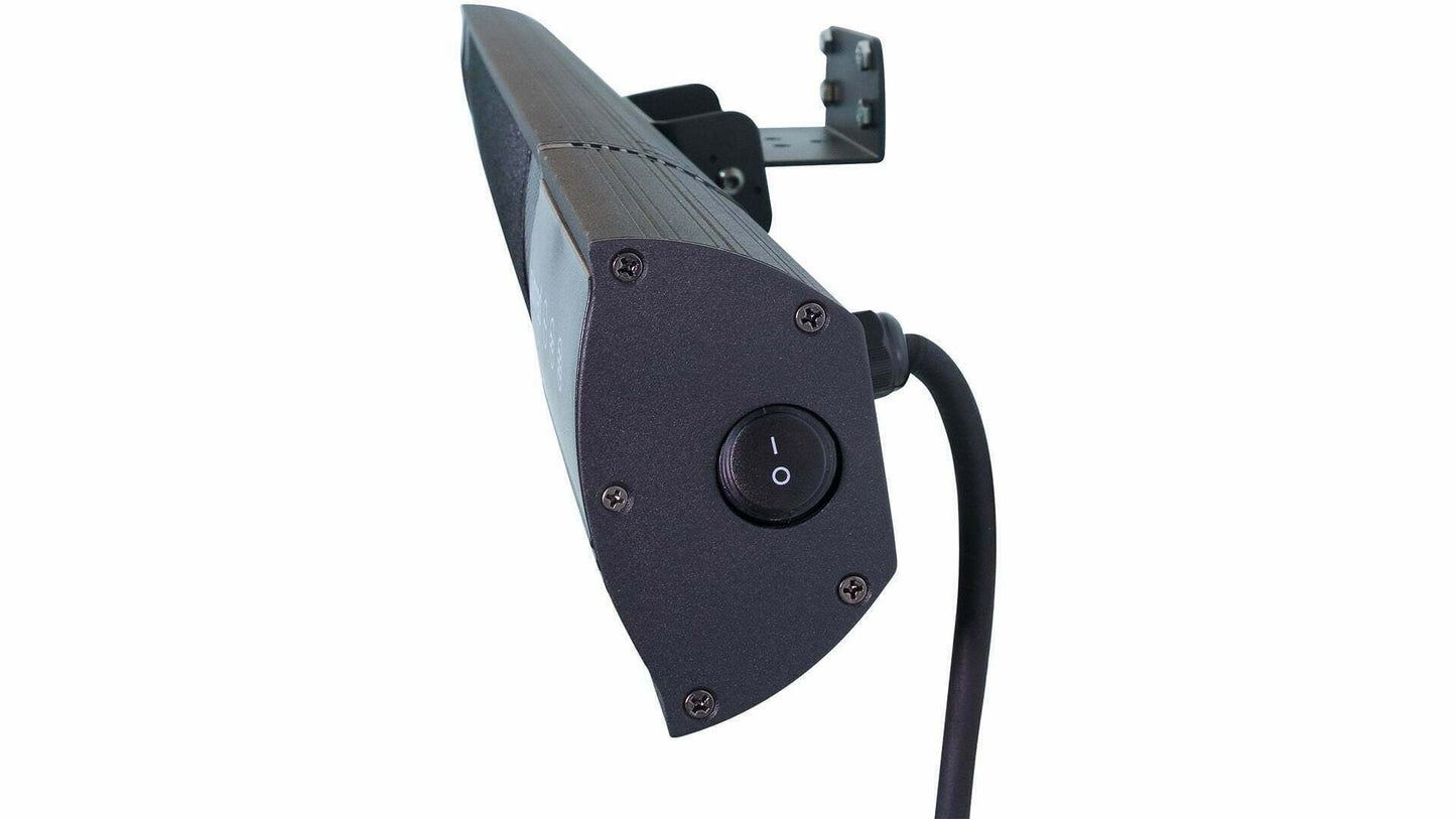 Dark Vægmonteret Terrassevarmer – Sort (1500W) - Nordic Unique