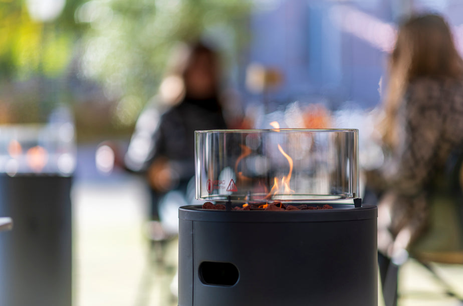 Bogo Flame Gas Terrassevarmer – Grå (10500W) - Nordic Unique