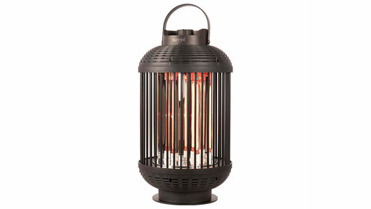Indox Dark Bordmodel Terrassevarmer – Sort (1200W) - Nordic Unique