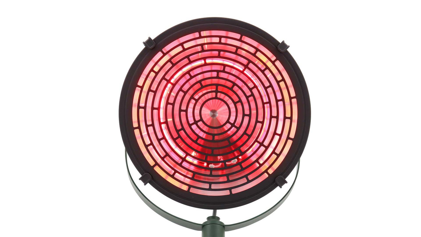 Indus Ultra SMART Fritstående Terrassevarmer – Jadegrøn (2100W) - Nordic Unique