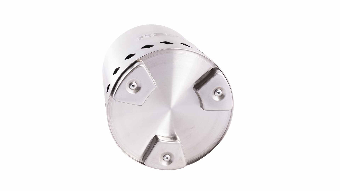 Volcano Bordpejs Bålfad S – Rustfrit Stål - Nordic Unique