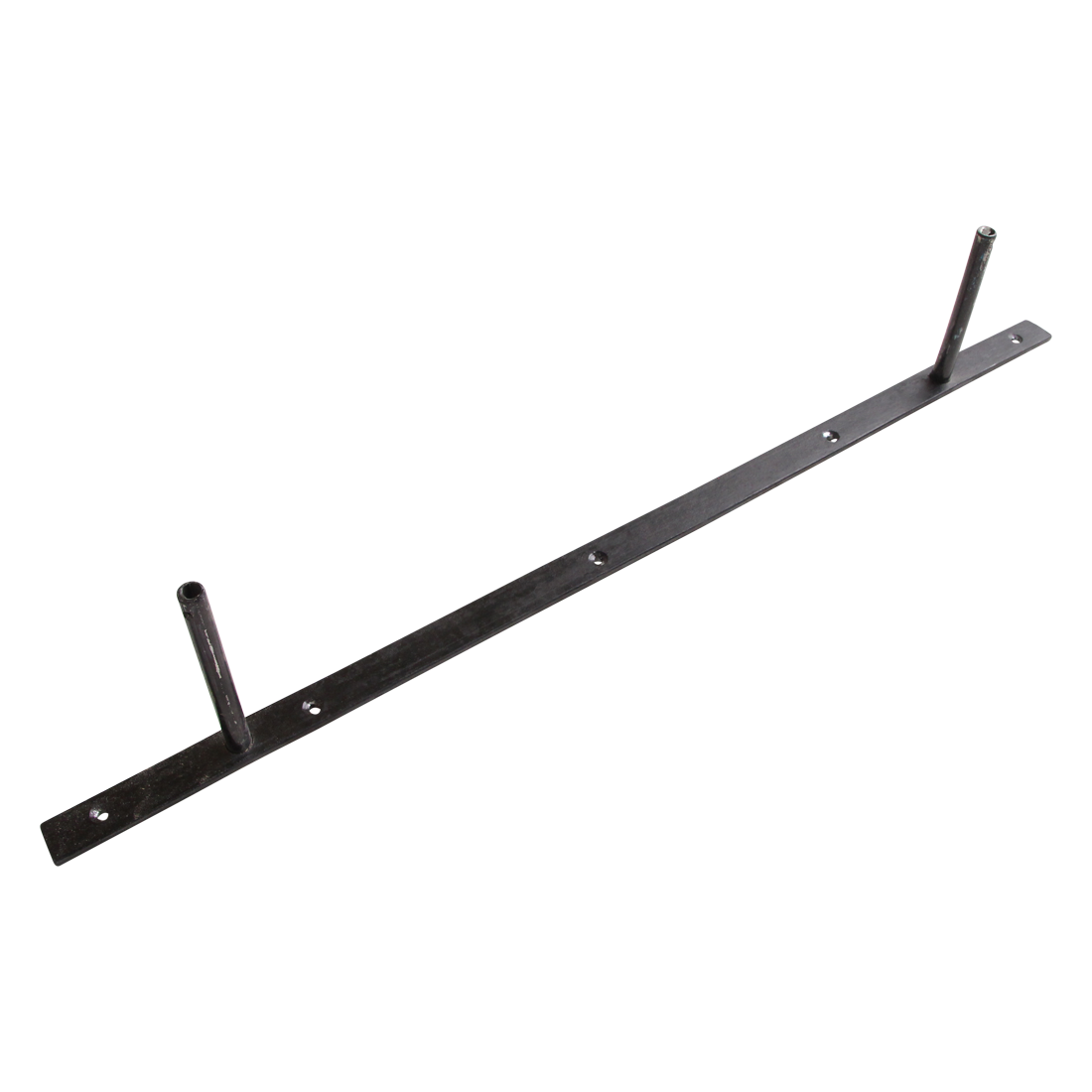 Sort svævende væghylde - FSC-genanvendt træ - 80x18x3,8 cm