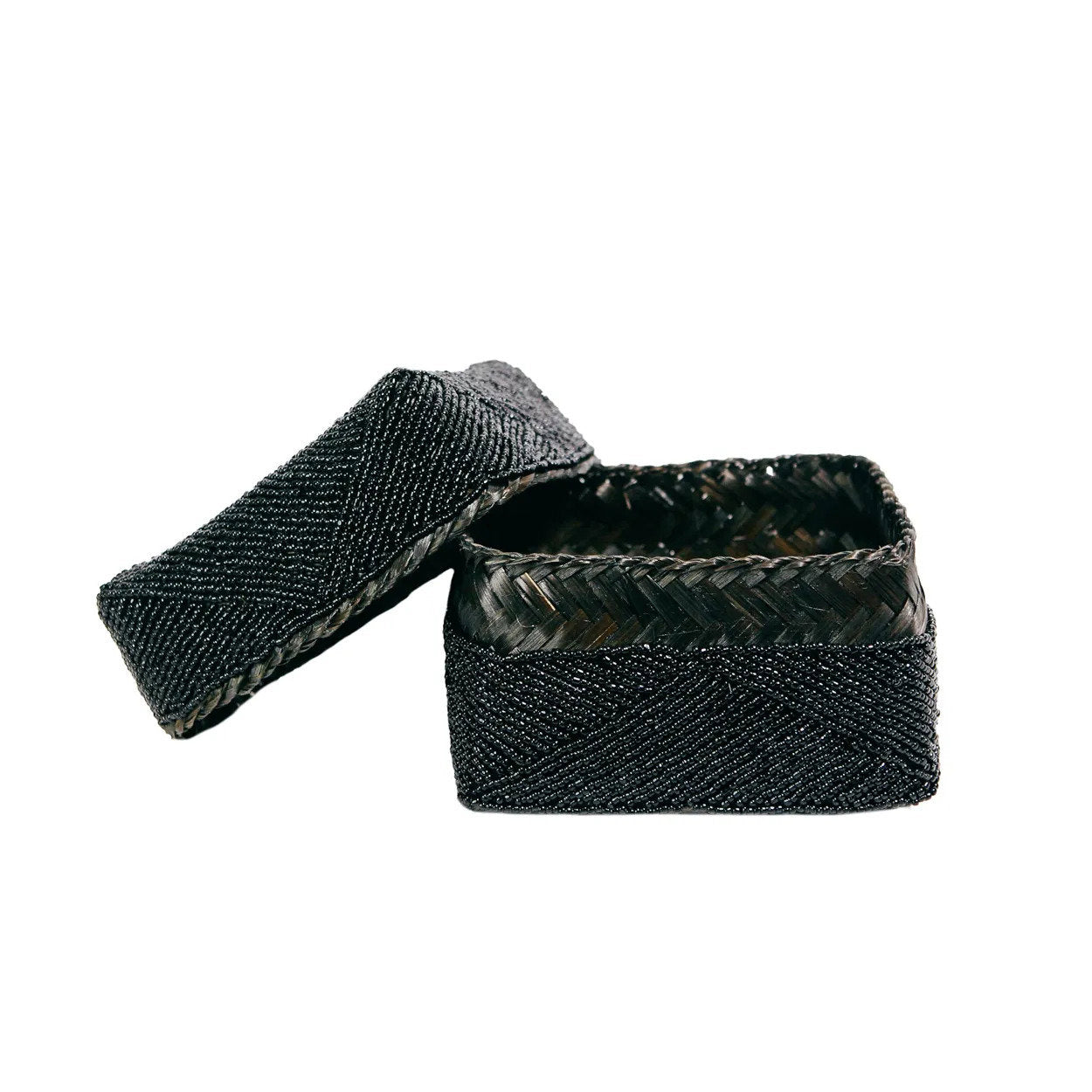 The Beaded Basket - Svart - L
