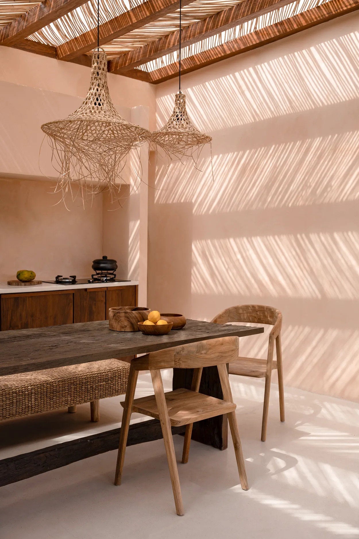 Mykonos lamphänge - Naturlig - M