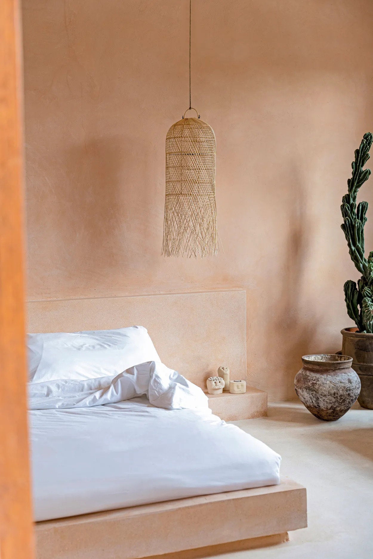 Blæksprutte Lampe Vedhæng - Naturlig - M