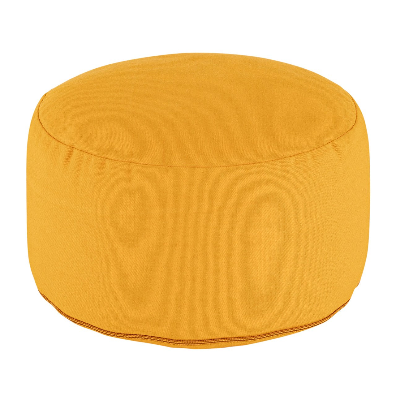 Yogapude & Meditationspude Rund - H20 x Ø31 cm - Gul - Nordic Unique