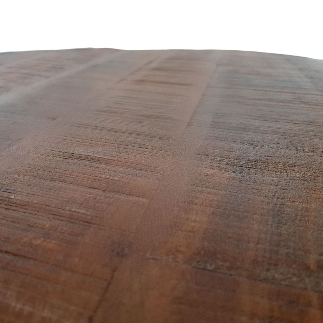 Lexington rundt sofabord – bæredygtigt design i massivt træ - Mørk Ø75cm