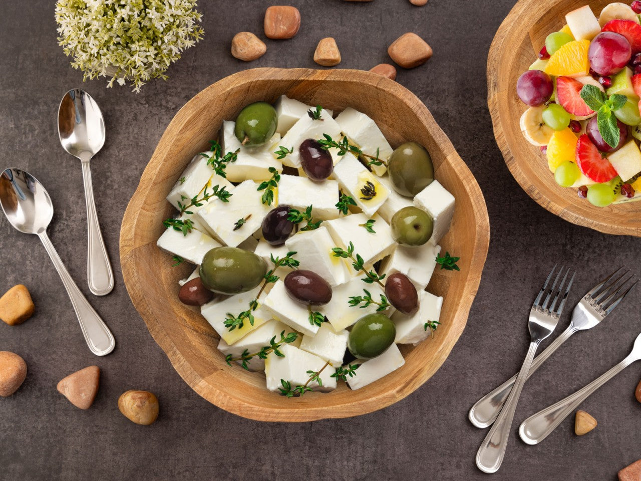 Dekorationsskål Origin – Rund Træskål i Massivt Mangotræ - Nordic Unique