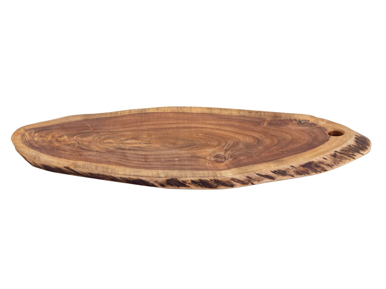 Serveringsbræt i Akacietræ – Håndlavet Skærebræt eller Dekorationsbakke - Nordic Unique