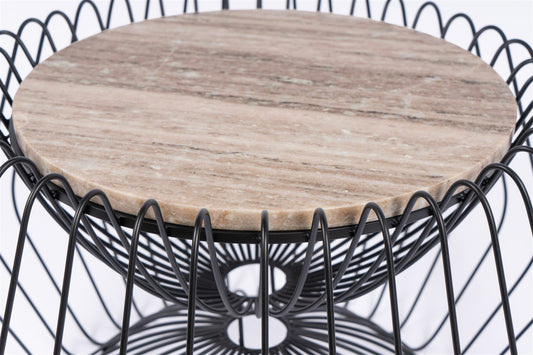 Sidebord Malibu 300 - Brun / Sort - Nordic Unique