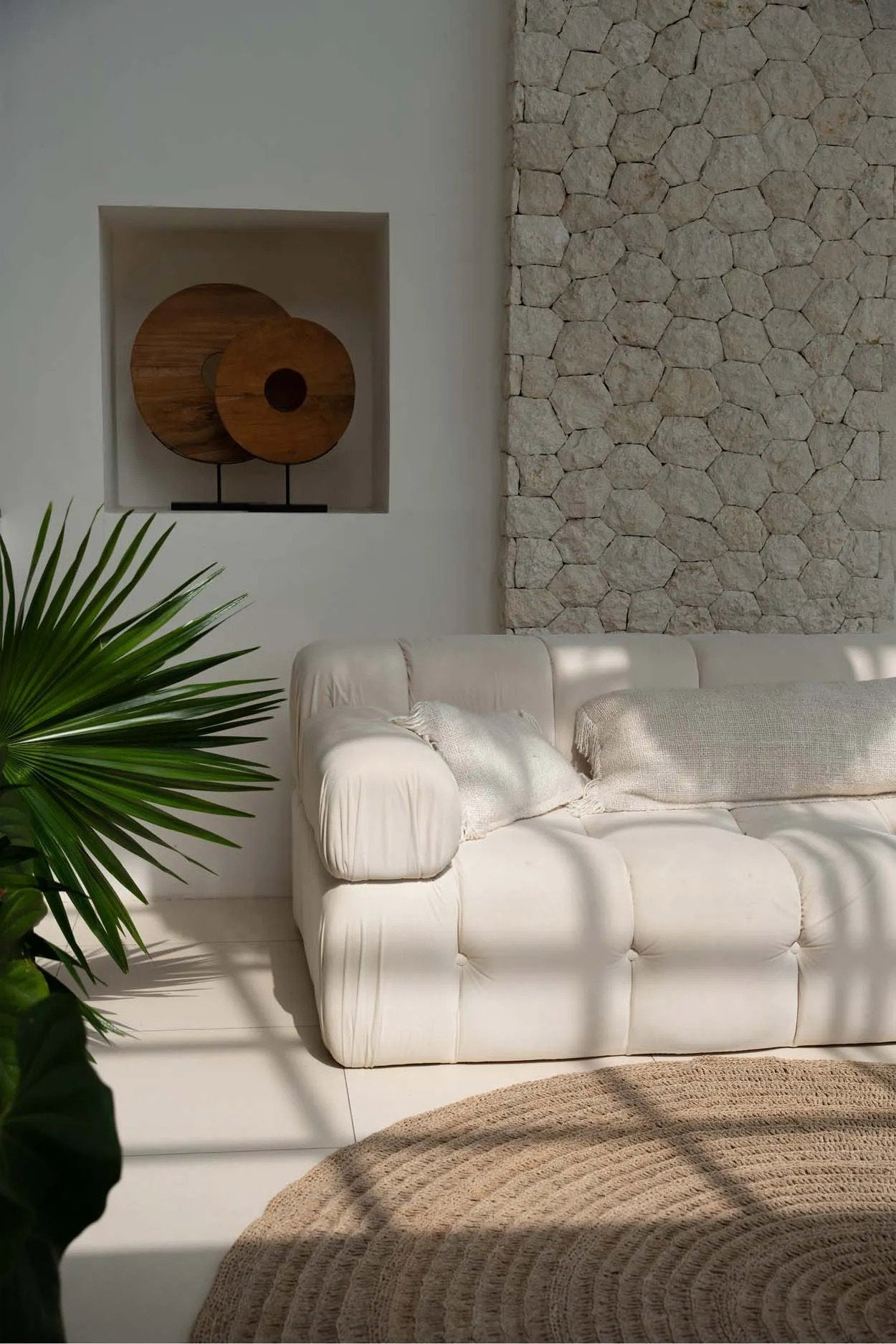 Oh My Gee Pudebetræk - Creme - 35x100cm