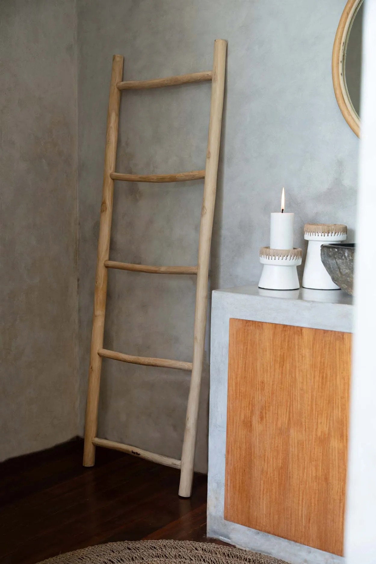 Tulum Stege - Naturlig - 165cm