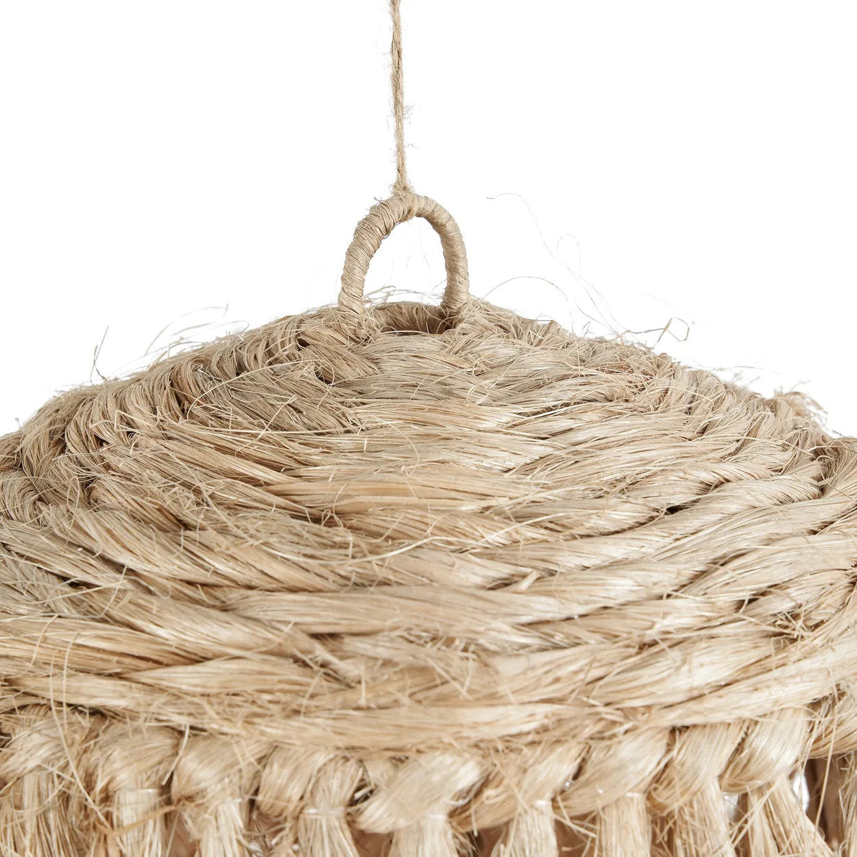 Abaca Jelly Fish Lamp Pendel - Naturlig - L