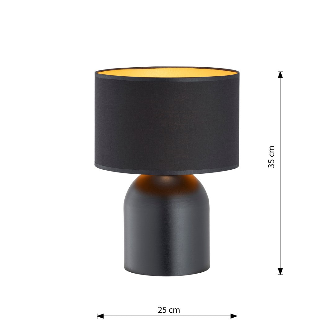 Bordlampe ASPEN LN1 - Sort / Guld - Nordic Unique