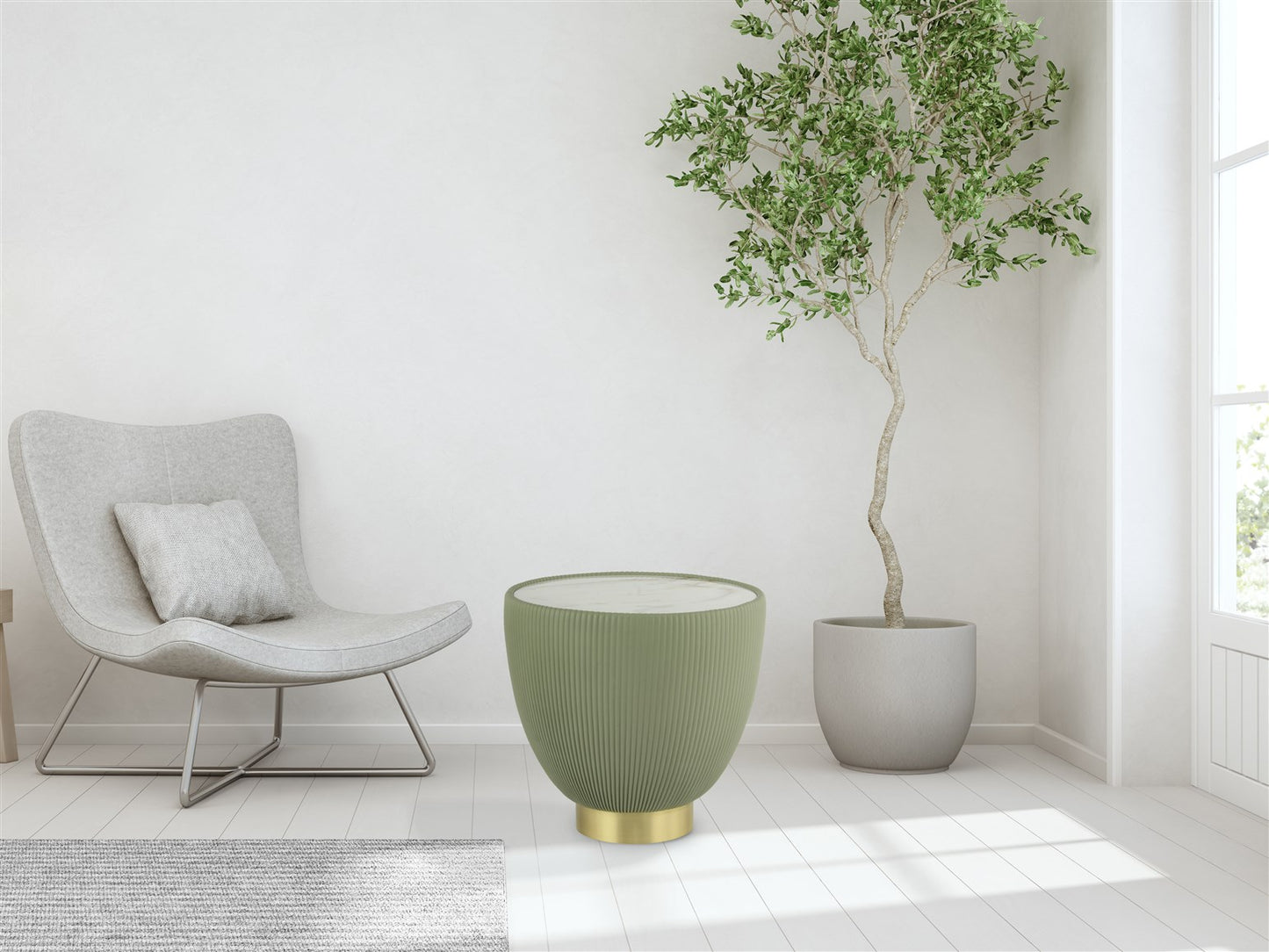 Sidebord Jokai 100 – Grøn - Nordic Unique