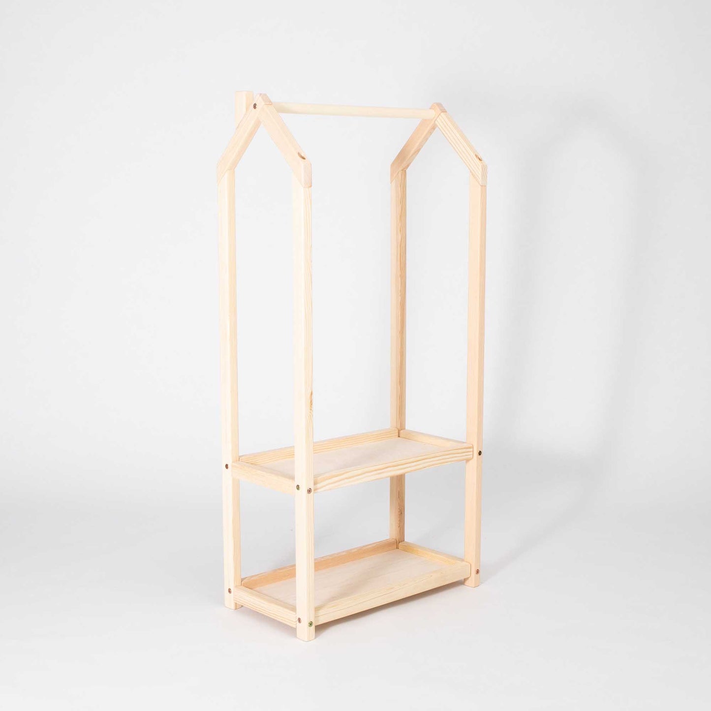 Montessori Garderobe i Massivt Birketræ - Nordic Unique