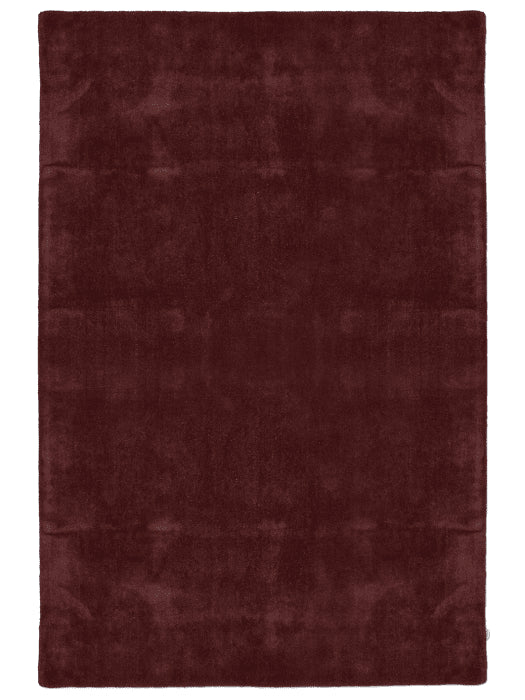 Tæppe Solid 250x350cm - Burgundy - Nordic Unique