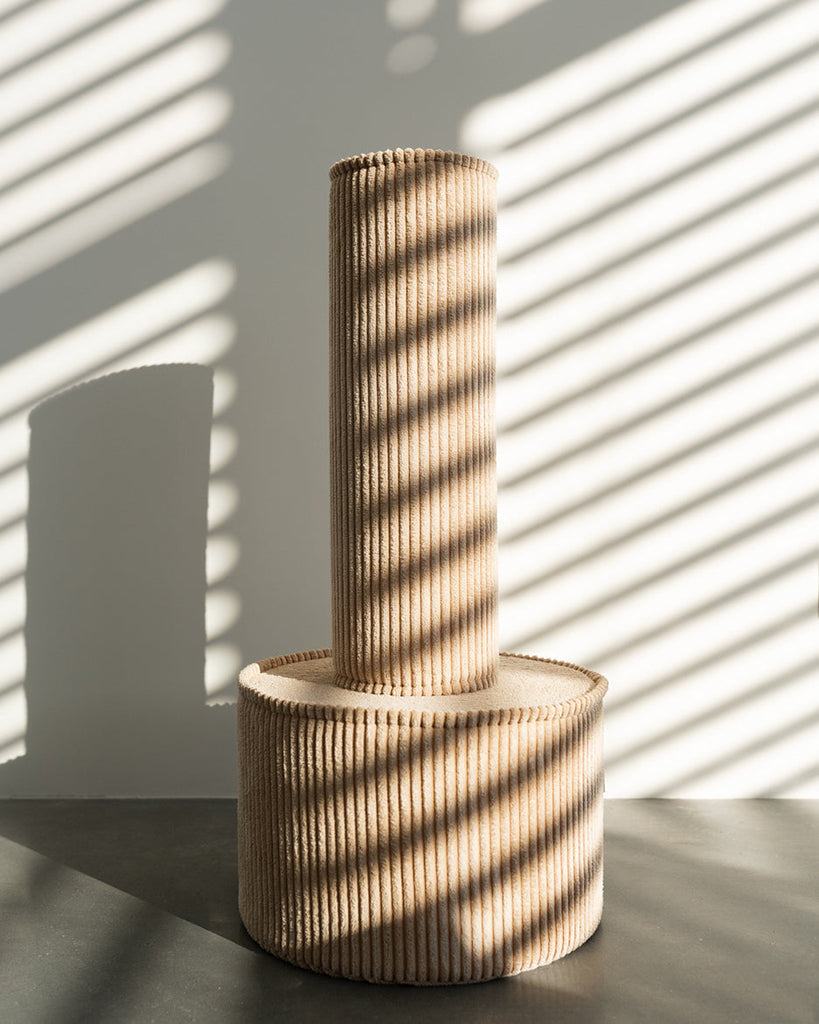 Brun Sukker Rulle Pude - Nordic Unique