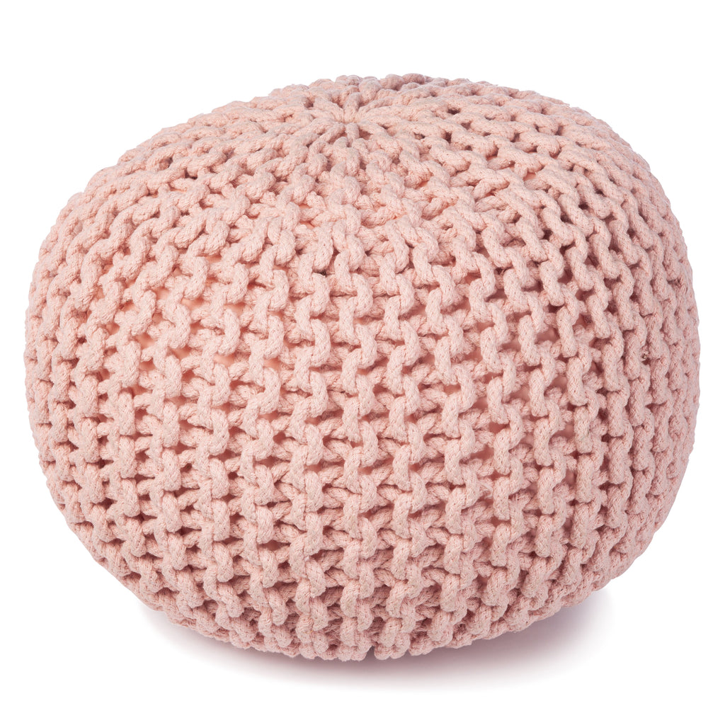 Bundy puf lyserød Ø40cm H32cm