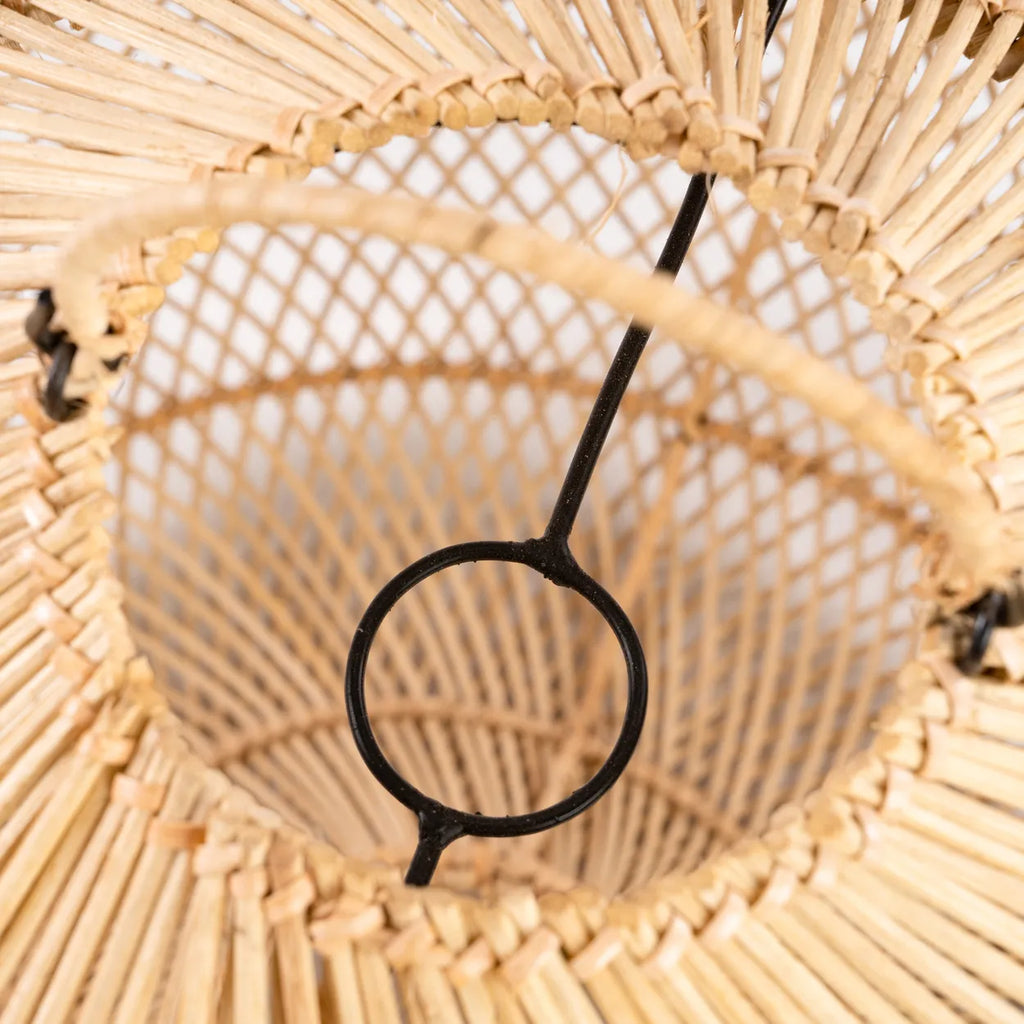 Batu Bolong Lampe Vedhæng - Naturlig - M
