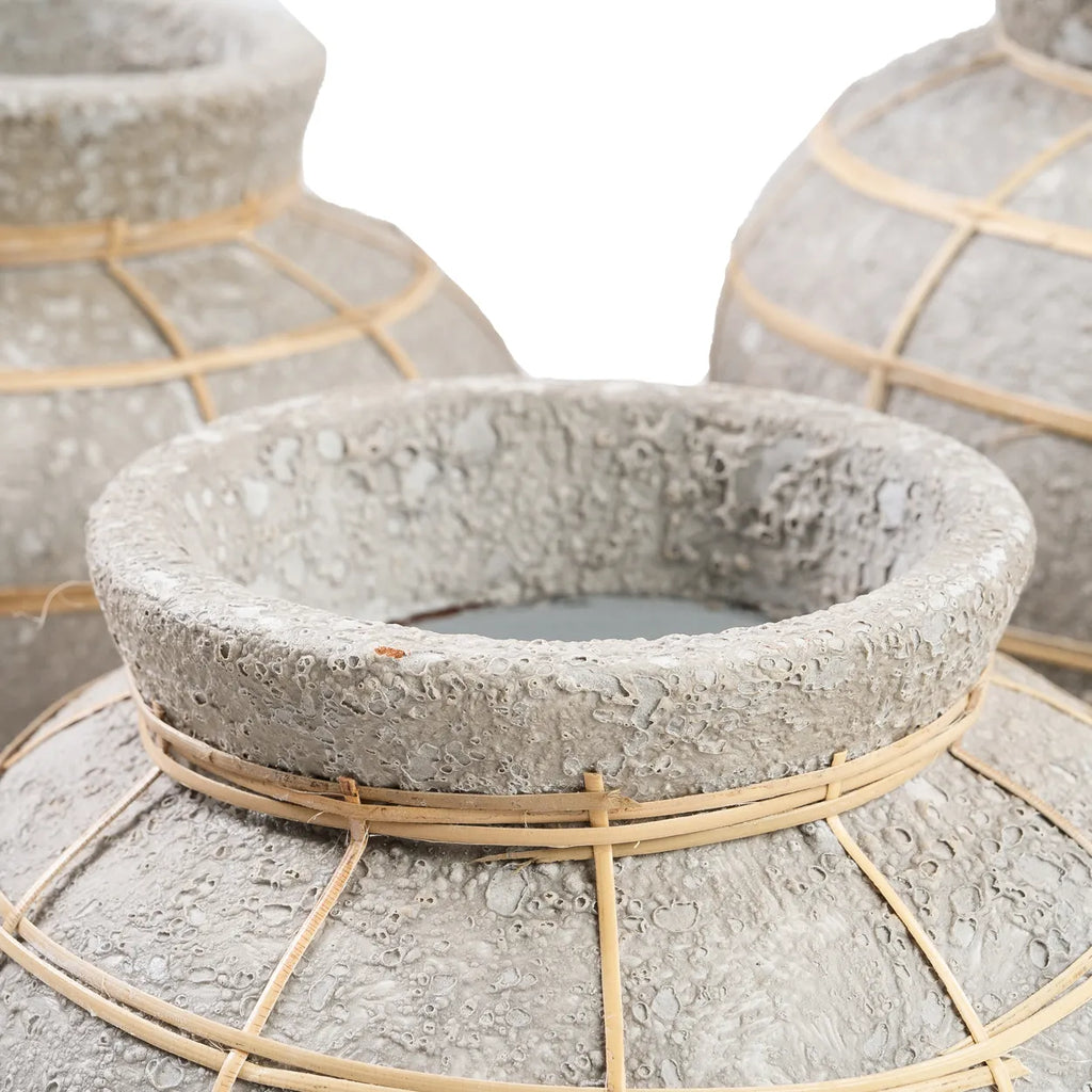 Mavevasen - Beton Naturlig - L