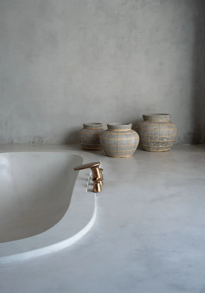 Maven Vase - Beton Naturlig - M