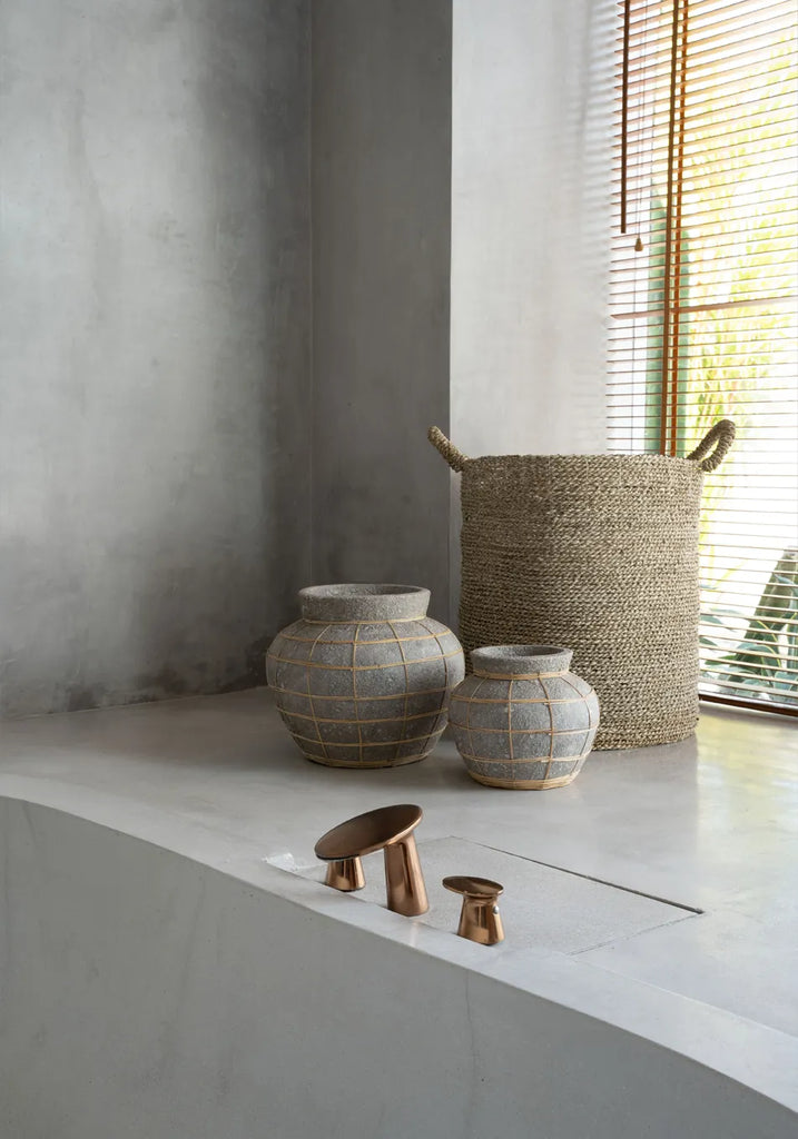 Mavevasen - Beton Naturlig - S