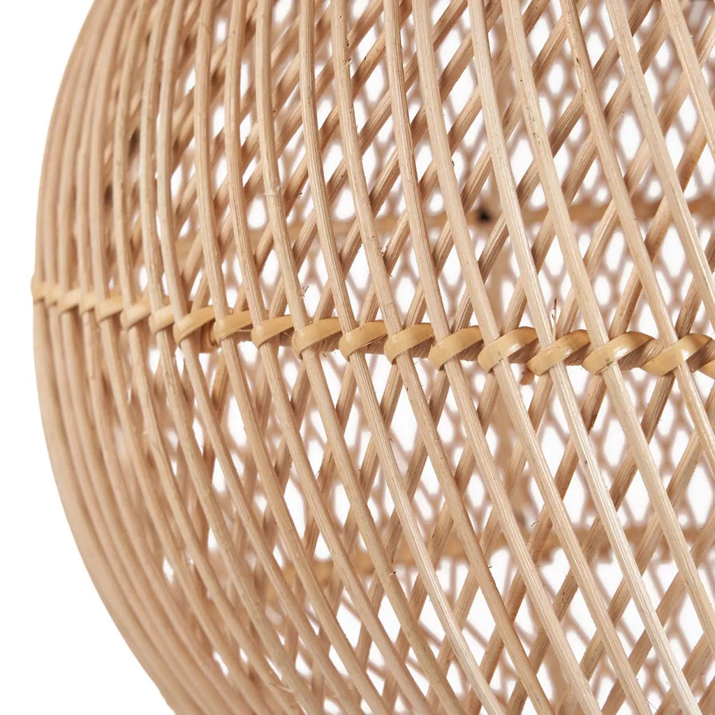 Boble Lampe Vedhæng - Naturlig - M