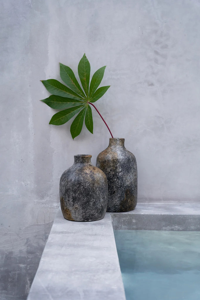 Amsterdam Vase - antikgrå - S