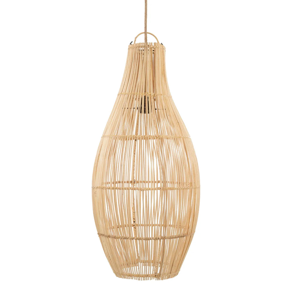 Flakonhalskæde Lampe Vedhæng - Naturlig - L