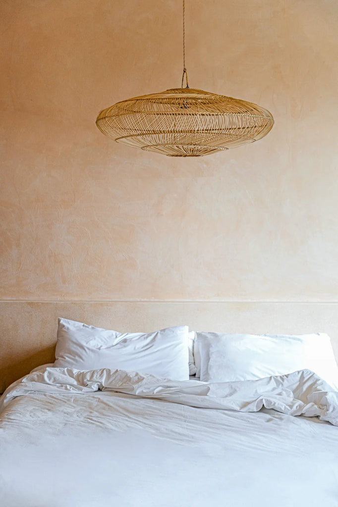 Macaron Lampe Vedhæng - Naturlig - L