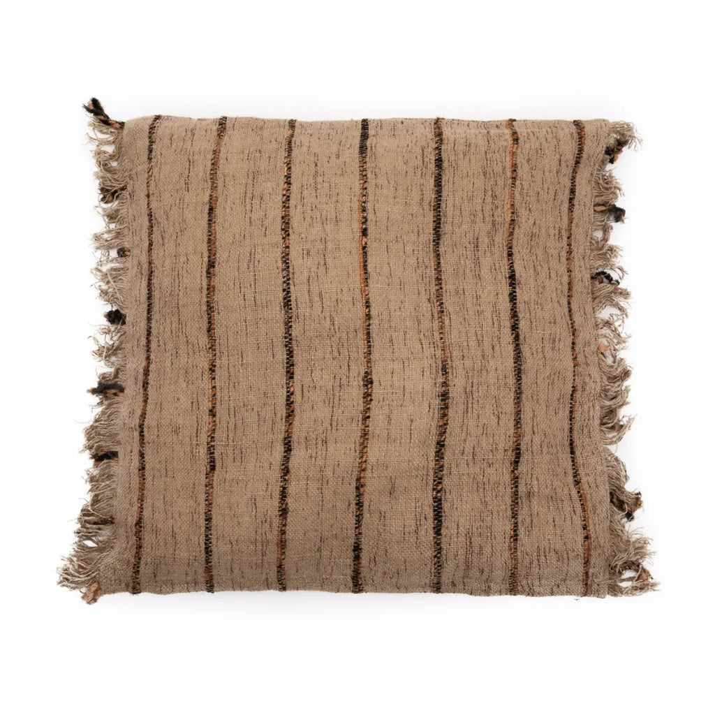 Oh My Gee Pudebetræk - Beige Sort - 60x60cm