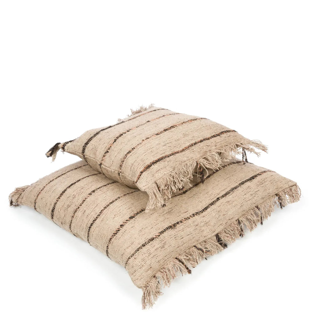 Oh My Gee Pudebetræk - Beige Sort - 60x60cm