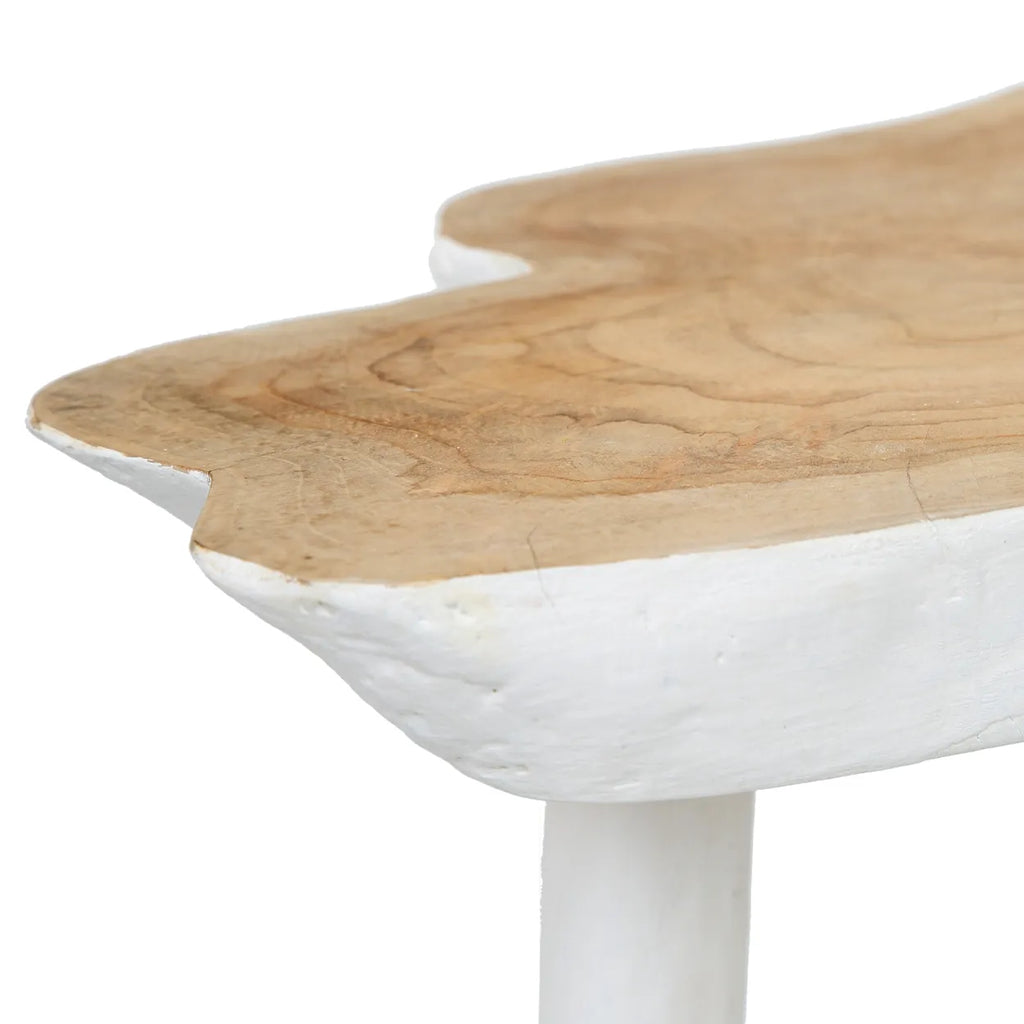 Organisk Sidebord - Naturlig hvid