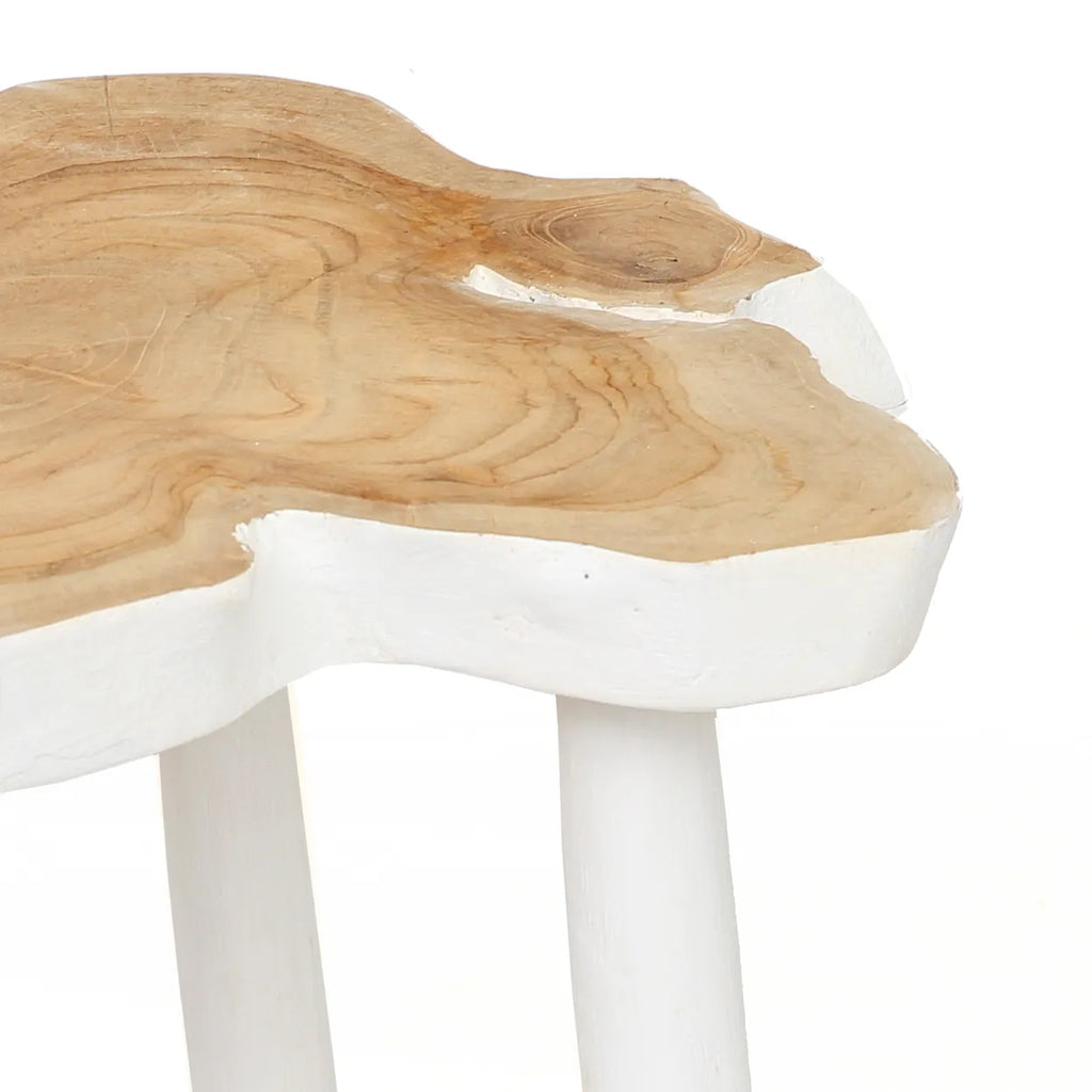 Organisk Sidebord - Naturlig hvid