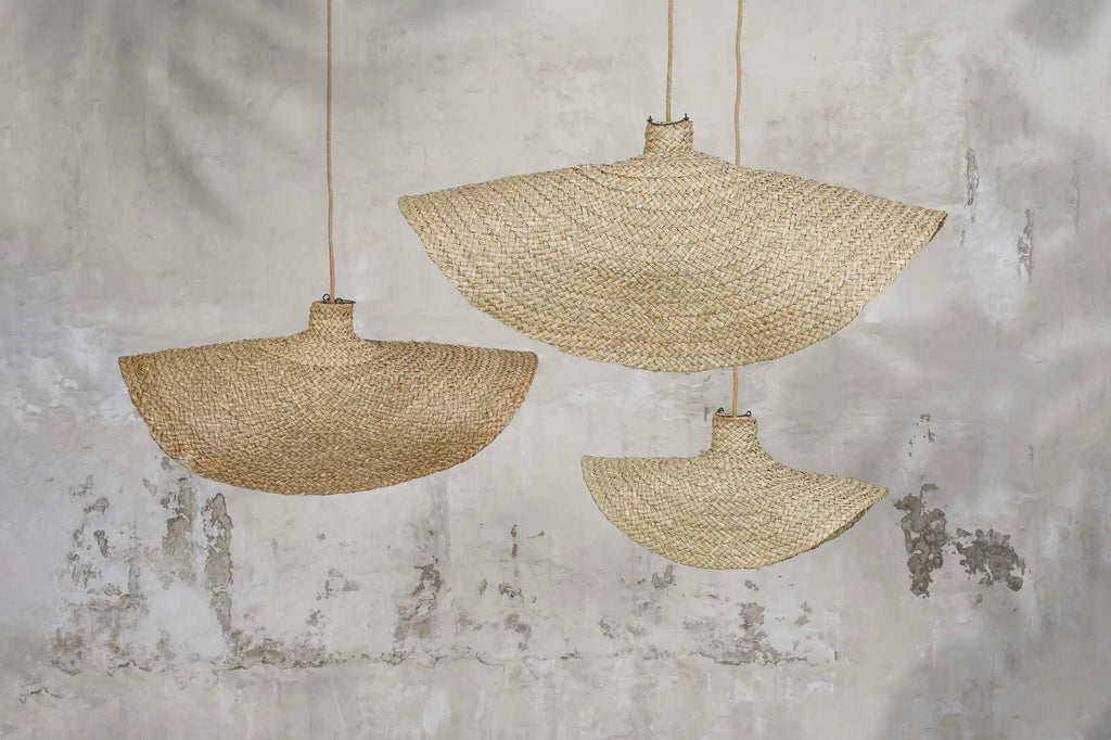 Qubba Lampe Vedhæng - Naturlig - XL