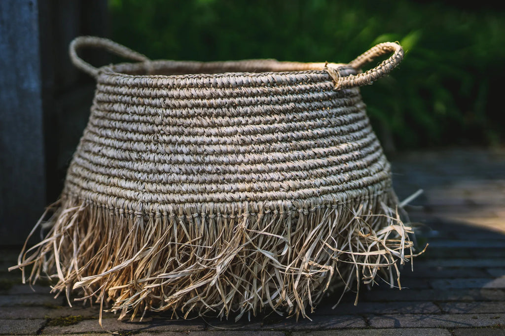 Raffia Deluxe Kurve - Naturlig - S