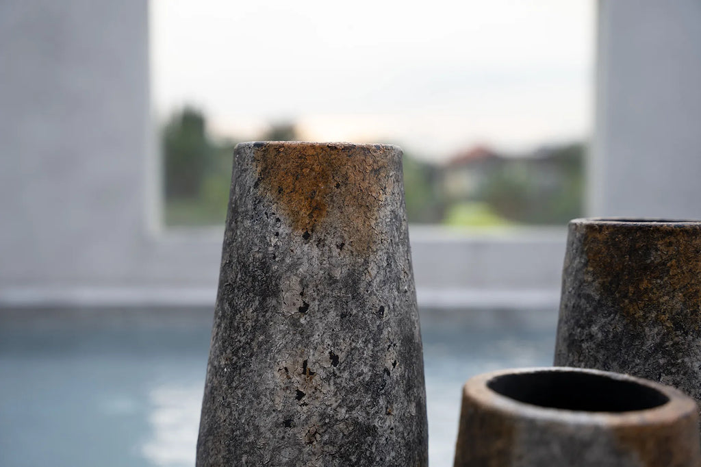 København Vase - antik grå - S