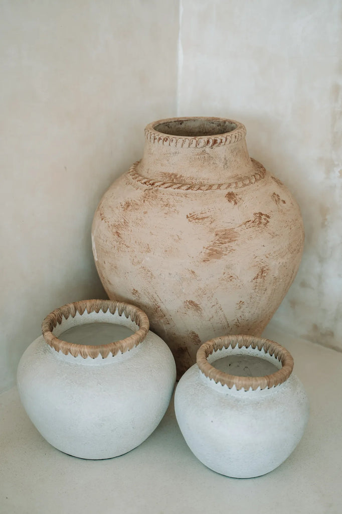 Madrid Vase - Beton Naturlig - M