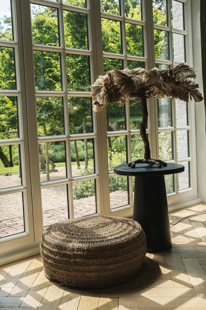 Timber Conic Sidebord - Sort - 50cm