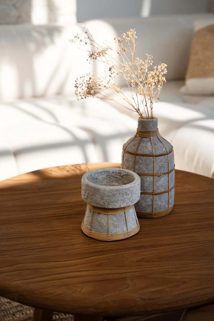 Whoopy Vase - Beton Natur - L