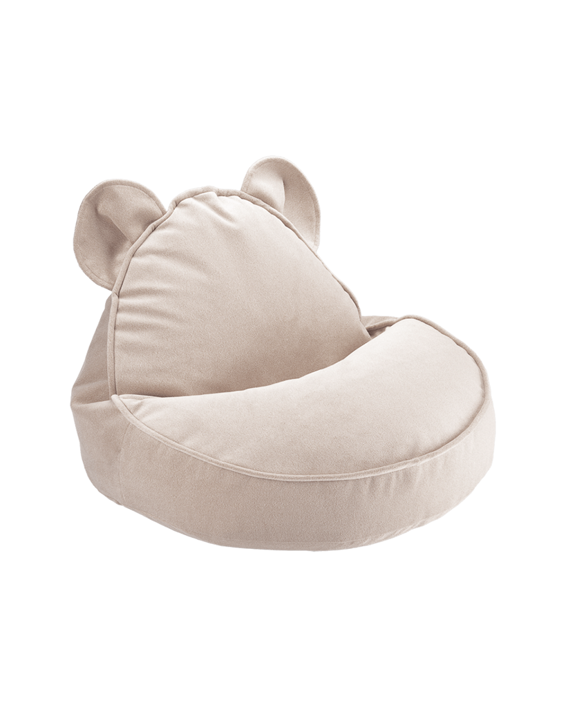 Beige Bjørn Sækkestol