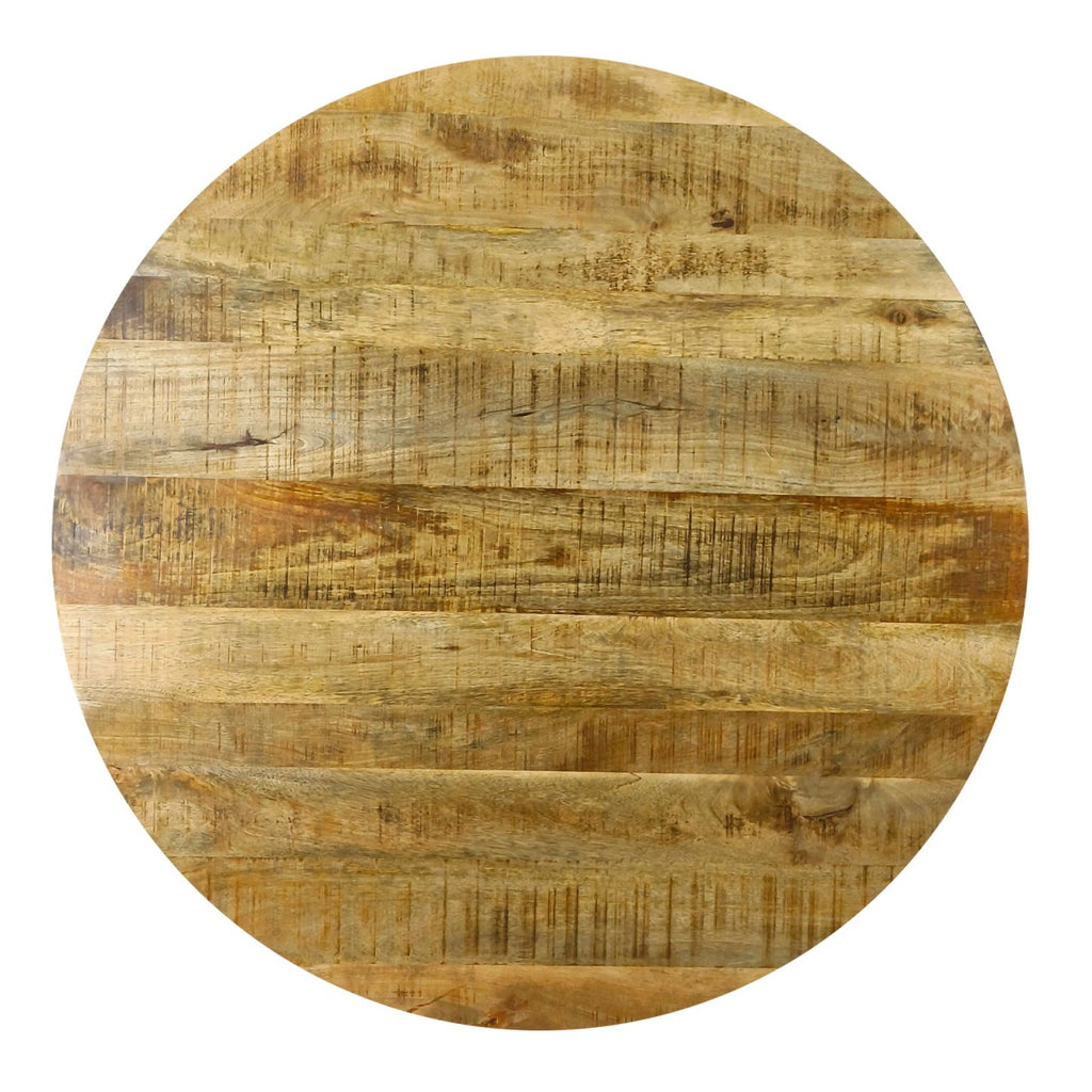 Spisebord rundt Ø120cm i massivt mangotræ - Nordic Unique